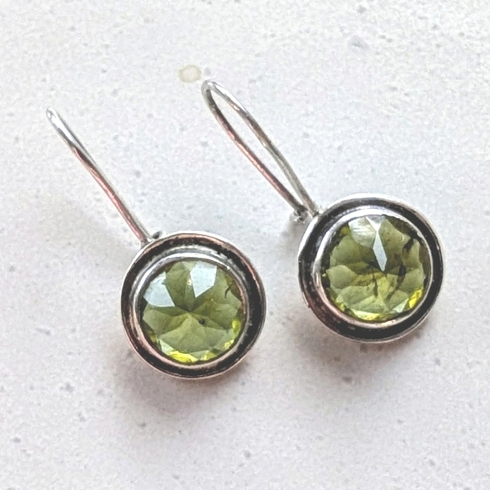 Peridot Sterling Silver Earrings